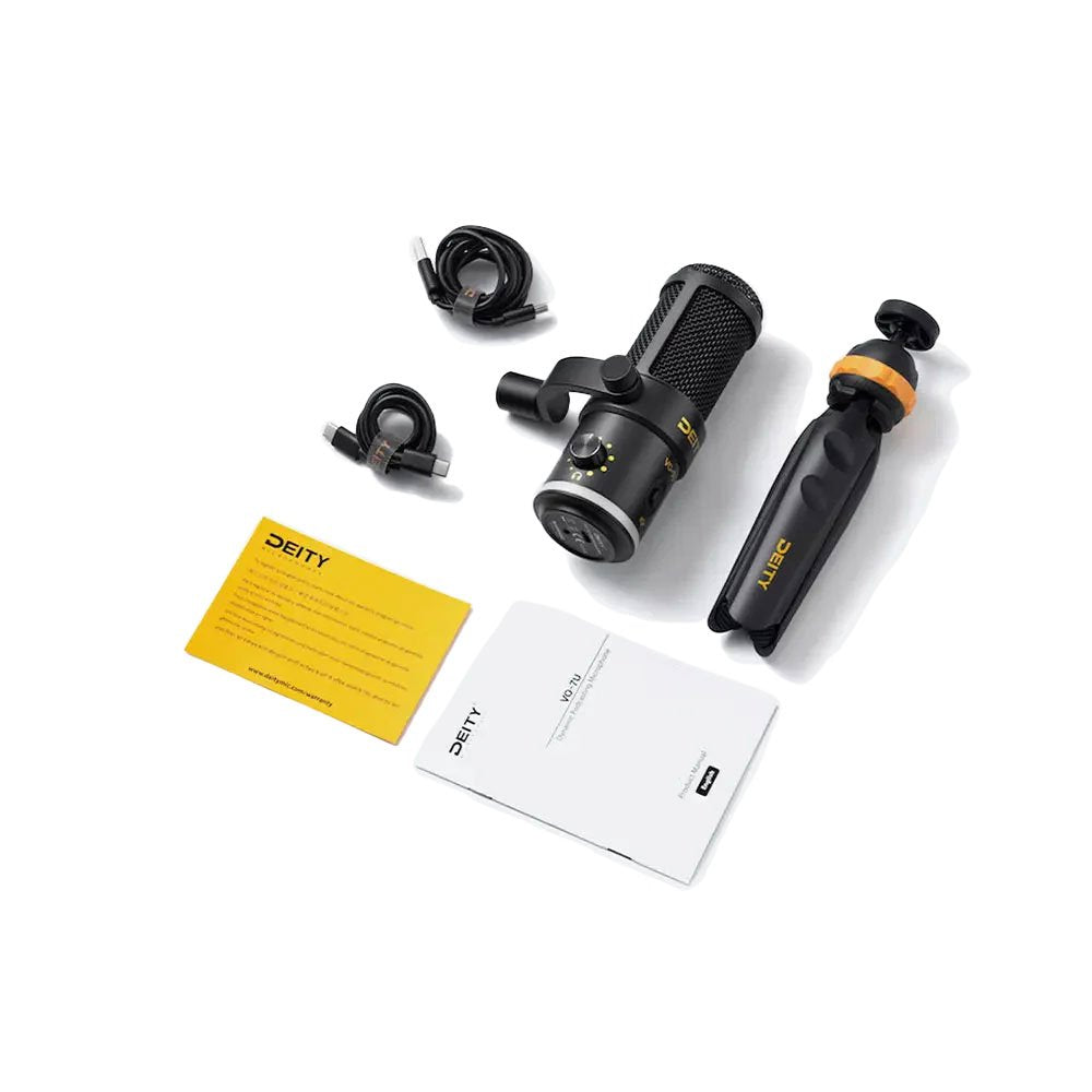 DEITY MICROPHONES VO-7U Tripod Kit - Black, studio recording microphone body