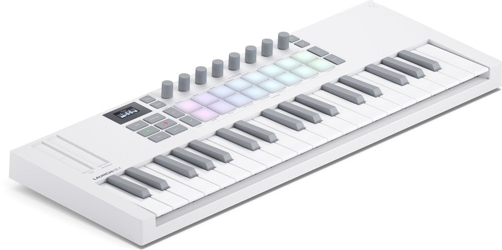NOVATION Launchkey Mini 37 Mk4 White — MIDI Controller, MIDI performance control surface