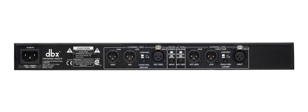 DBX 223XS — Crossover