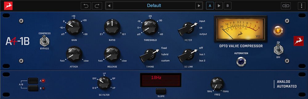 ANTELOPE AUDIO A4-1B Analog Automated Opto Valve Compressor - Ultimate