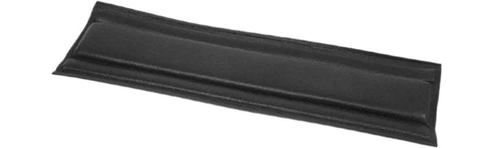 Black rectangular padded strip, possibly a replacement or accessory part.