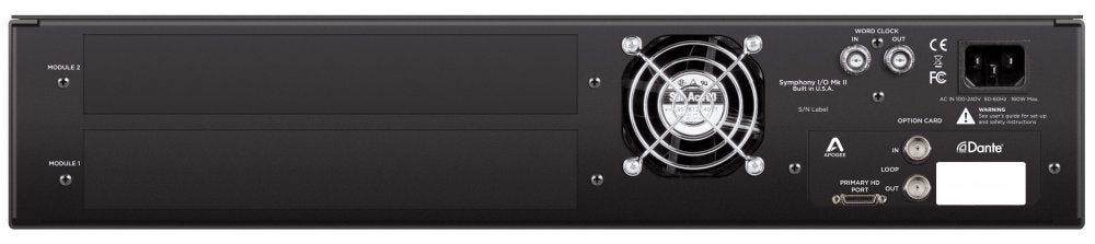 APOGEE Symphony I/O MKII Chassis with Pro Tools HD Plus Card — Converter
