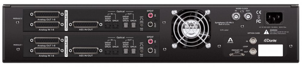 APOGEE Symphony I/O MkII 8X8MP-8X8MP-PT — Converter