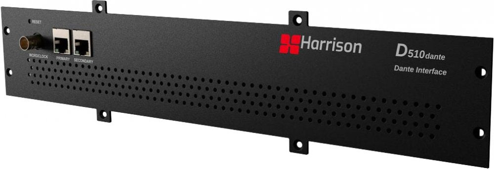 HARRISON AUDIO D510r 500 Serie Rack with Dante card and Mixer and height 32Cpre+ Preamps
