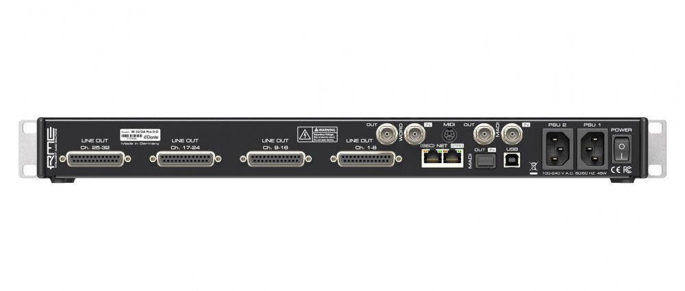 RME M-32 Pro DA II Dante — Converter