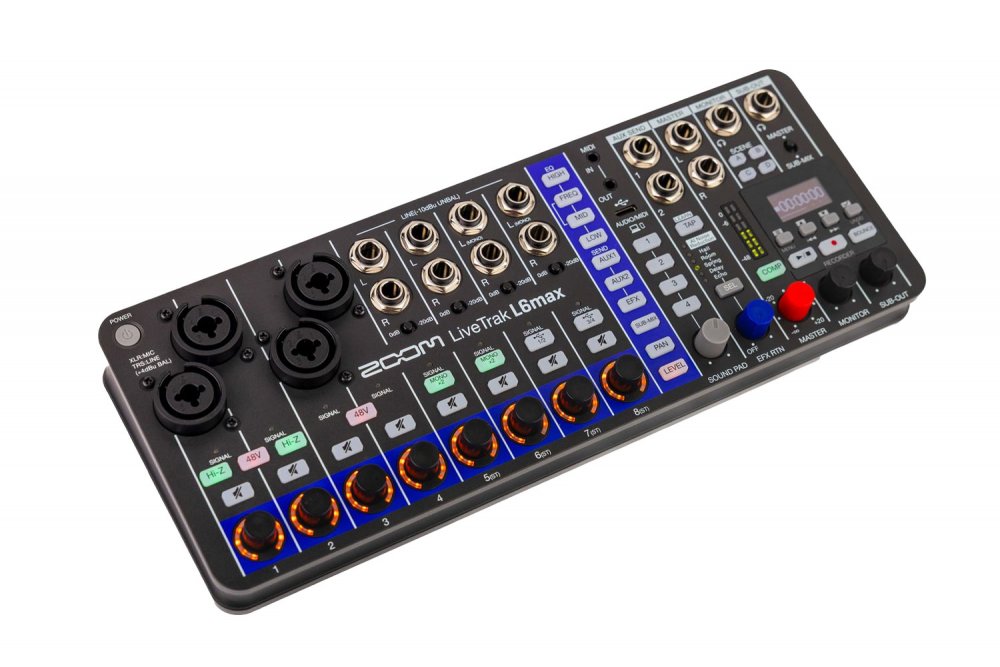 ZOOM LiveTrak L6max — Mixer