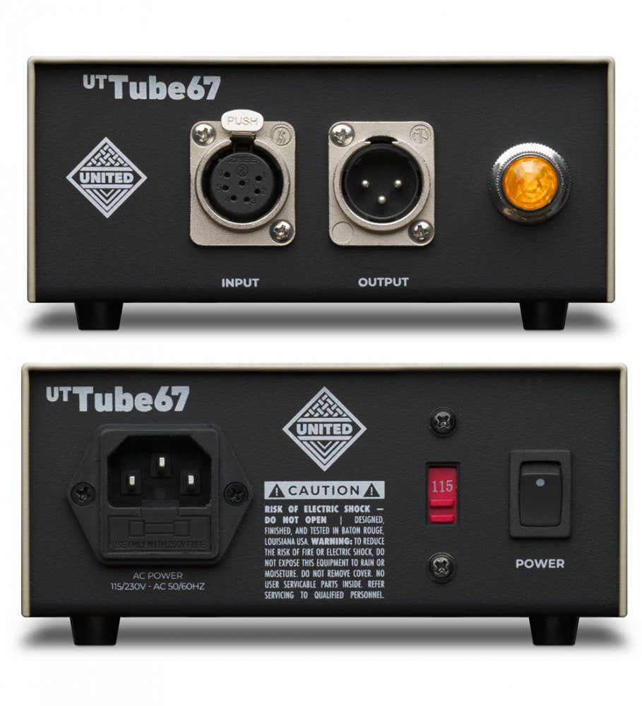 UNITED STUDIO TECHNOLOGIES UT-Tube67 — Microphone, studio recording microphone body