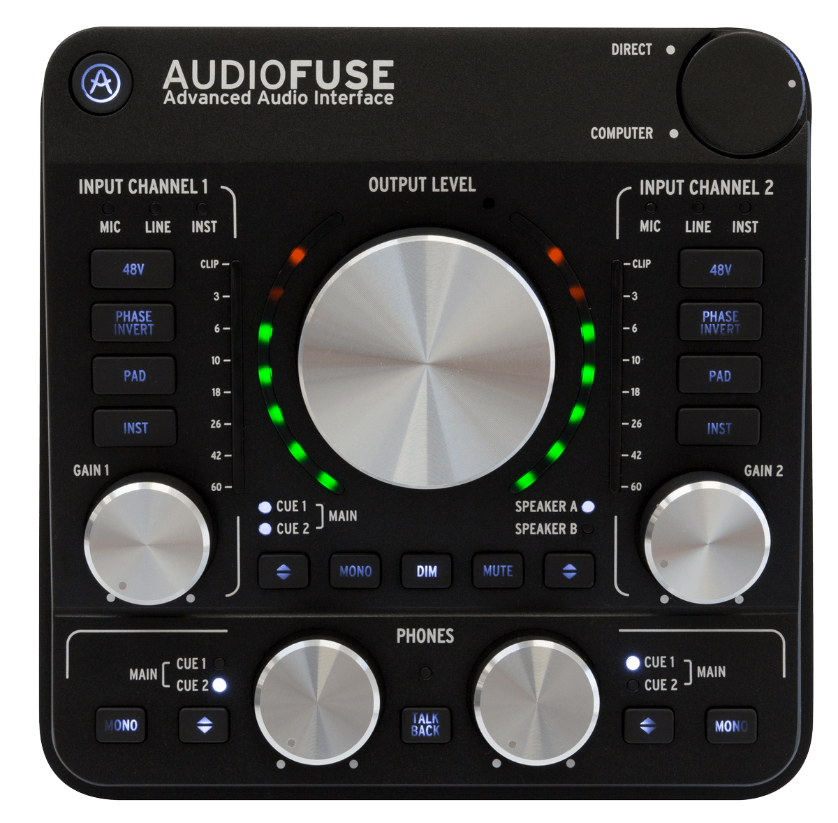 AudioFuse Rev2 Audio Interface - Black
