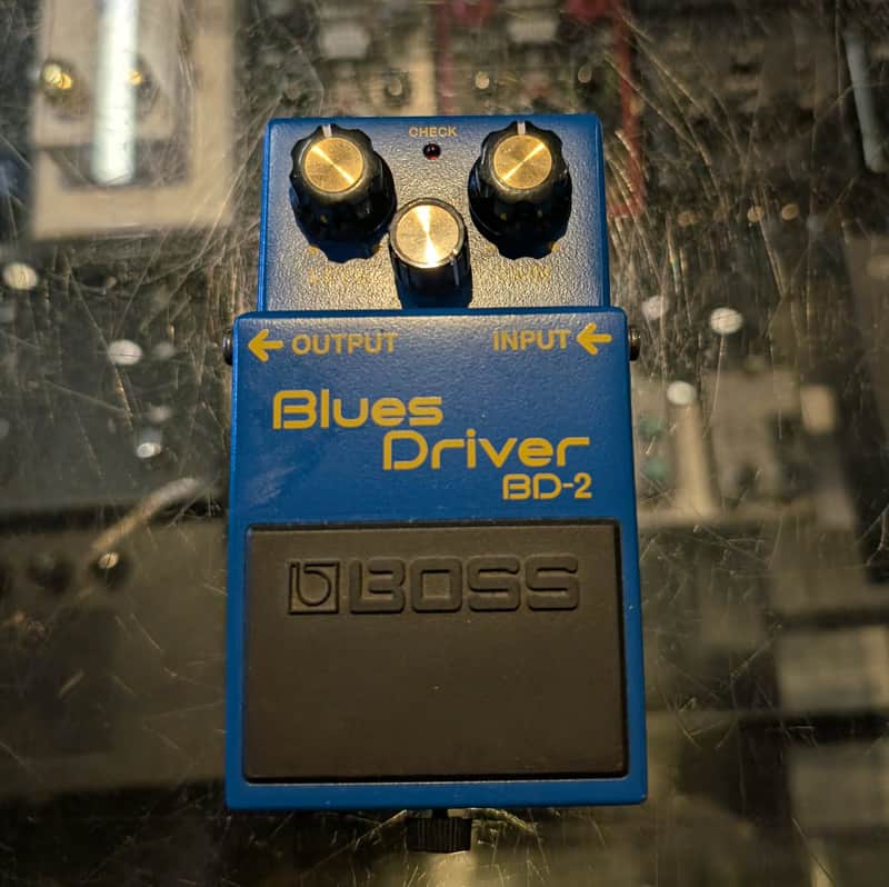 Boss BD-2 Blues Driver (Silver Label) 1995 - Present - Blue