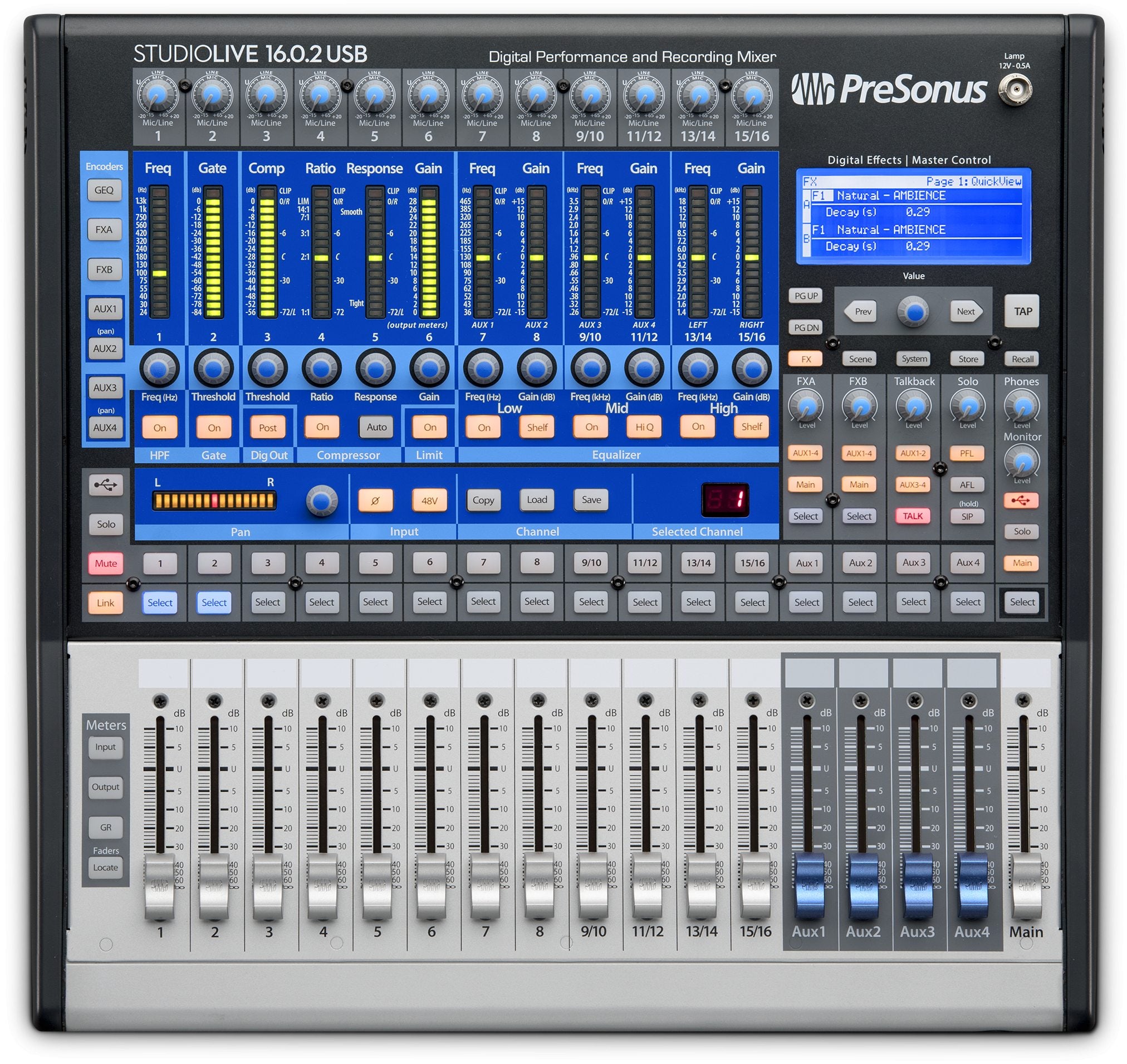 StudioLive 16.0.2 USB 16-Channel Digital Mixer