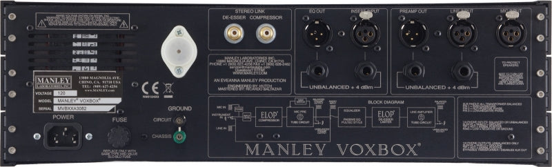 MANLEY LABS VoxBox Combo — Preamp / DI