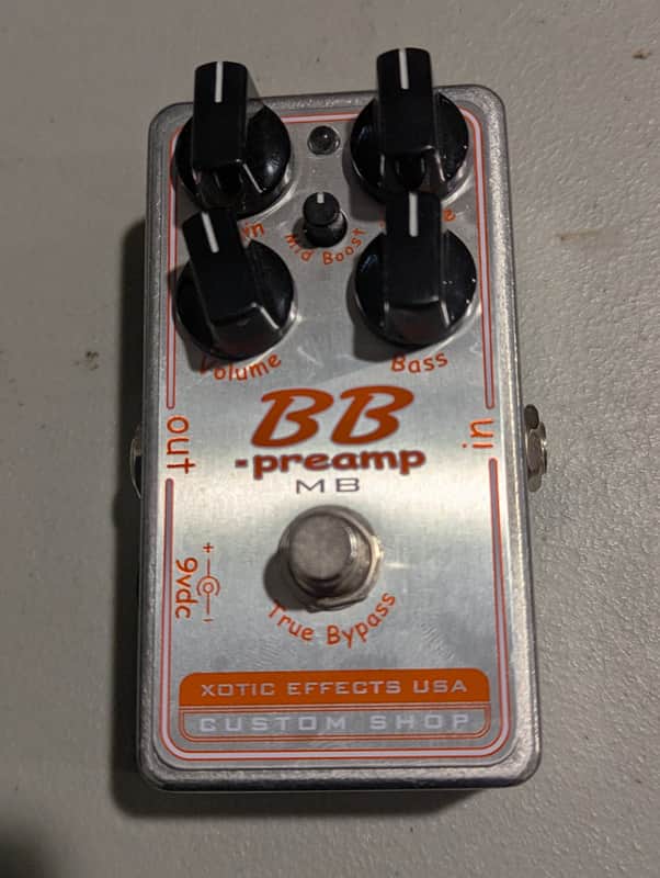 Xotic BBP-MB Custom Shop BB Preamp with Mid Boost 2010s - Metal
