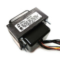 Black Hammond 290D2X power transformer with wire leads and mounting bolts.