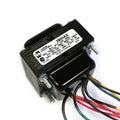 Black Hammond 290HAX power transformer with multiple colored wires and mounting bolts visible.