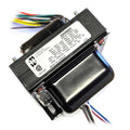 Black Hammond 290NNX power transformer with multiple colored wire leads and a labeled black metal core.
