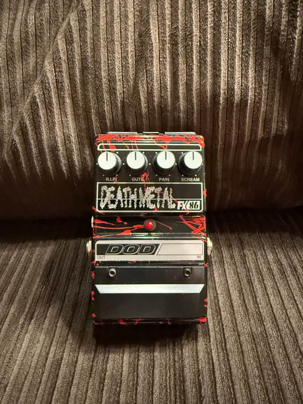 DOD FX86 Death Metal Pedal *Jason Lamb Series* Original First Cosmetic Version 1994