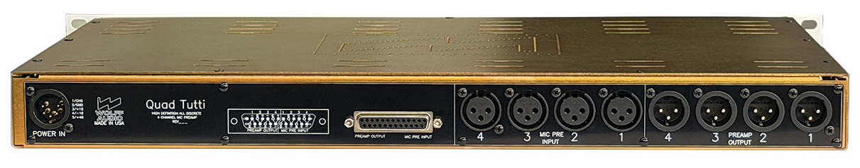 WOLFF AUDIO Quad Tutti — Microphone, studio recording microphone body