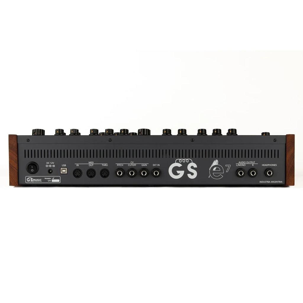 GS Music e7 - Analog Polyphonic Synth - Gray, keyboard synthesizer instrument