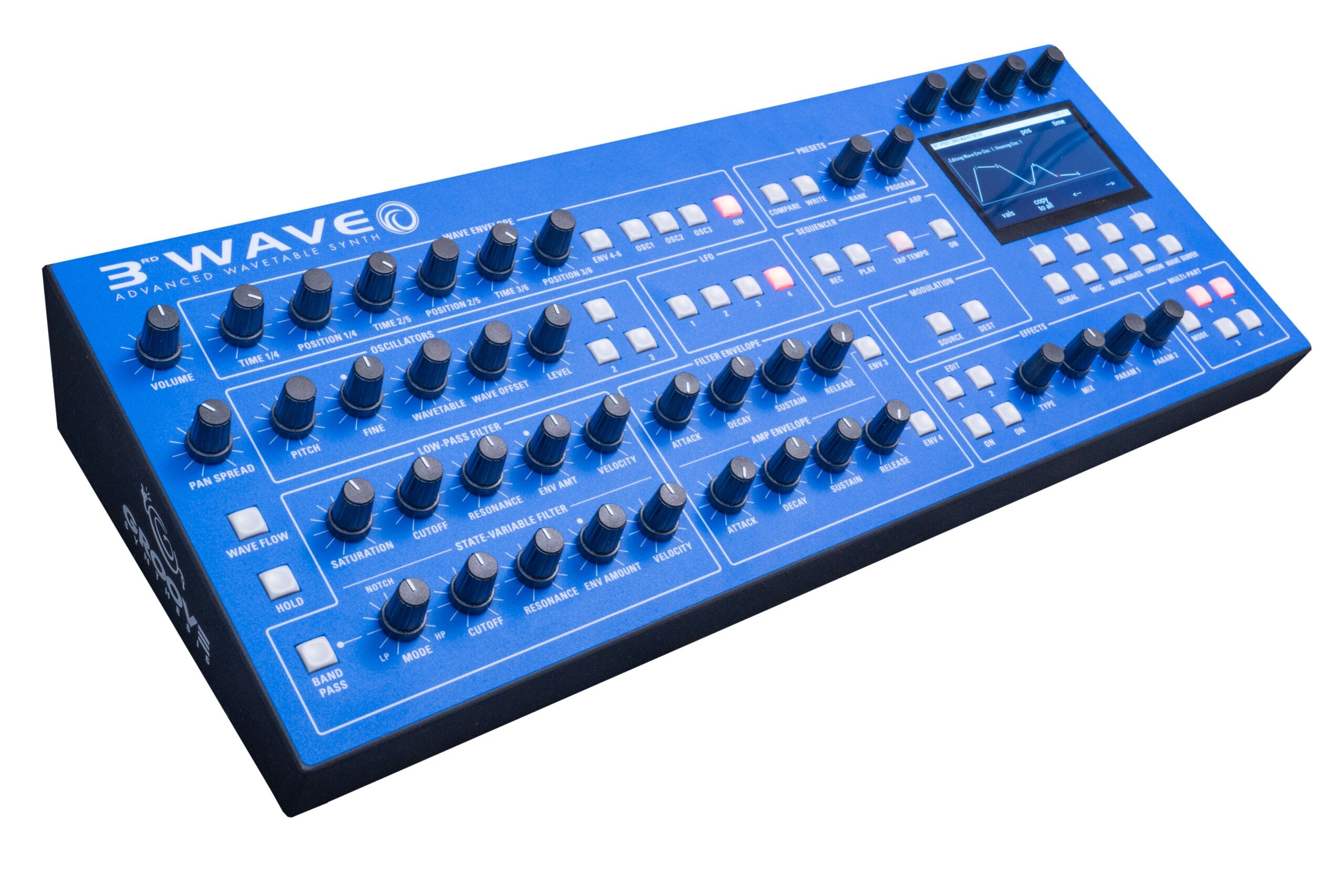 Groove Synthesis 3rd Wave Wavetable, 24-voice polyphony, 4 Part Multitimbral Desktop Module, keyboard synthesizer instrument