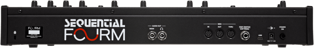 Sequential Fourm Keyboard - 4-voice Analog Keyboard Synth, keyboard synthesizer instrument