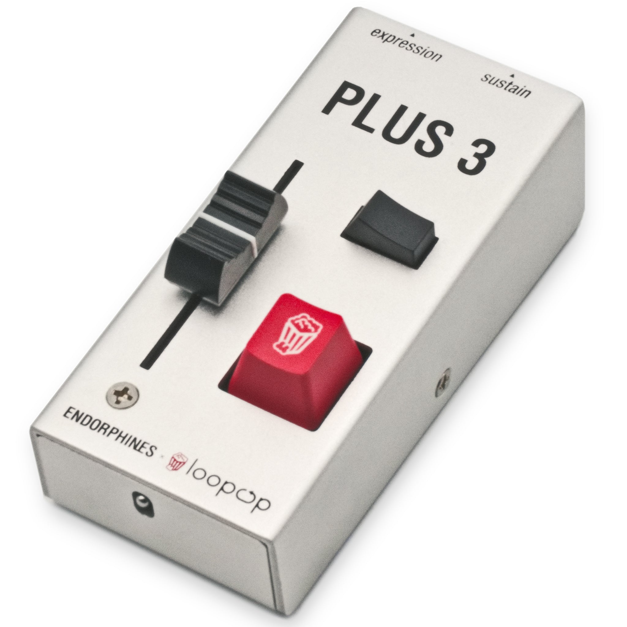 Endorphin-es Plus3 Desktop Expression & Sustain Pedal Loopop - White