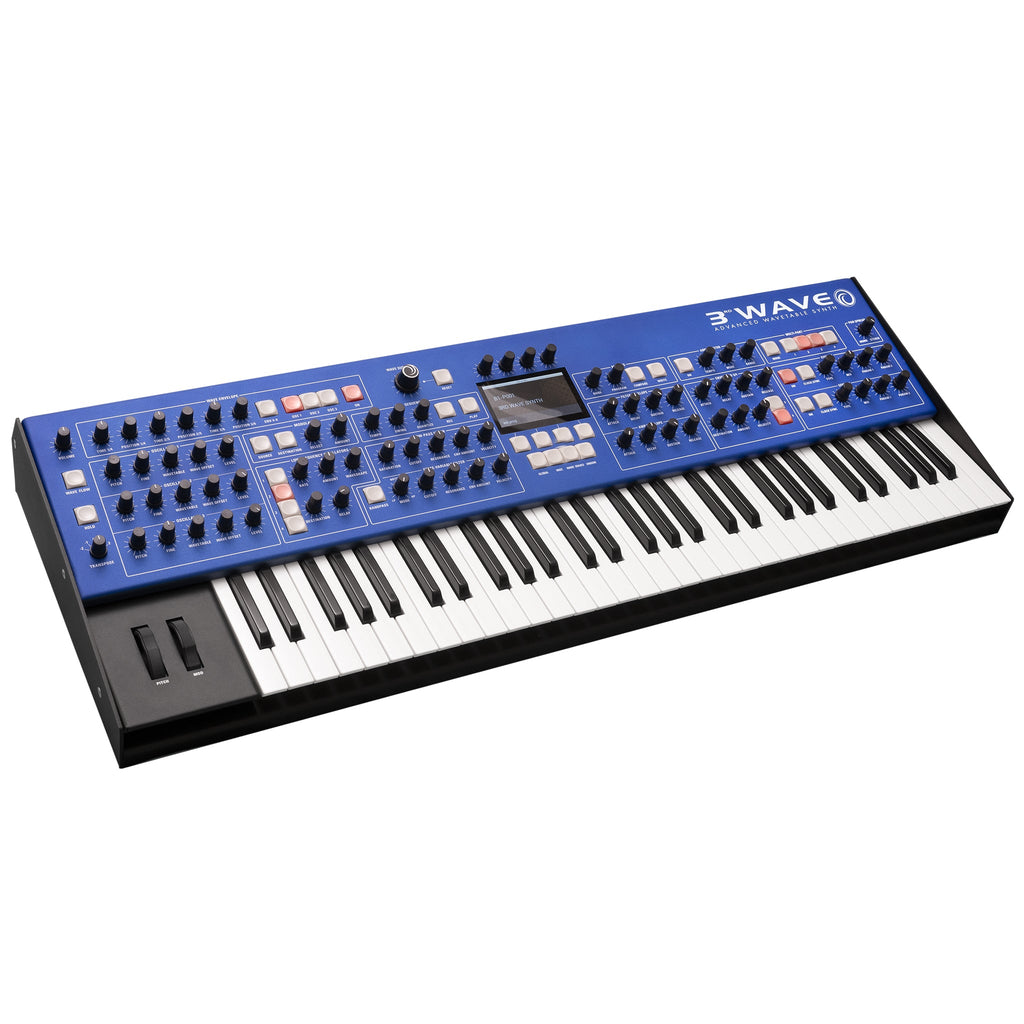 Groove Synthesis 3rd Wave 61 Key Wavetable, 24-voice polyphony, 2 Part Multitimbral Keyboard Synthesizer, keyboard synthesizer instrument