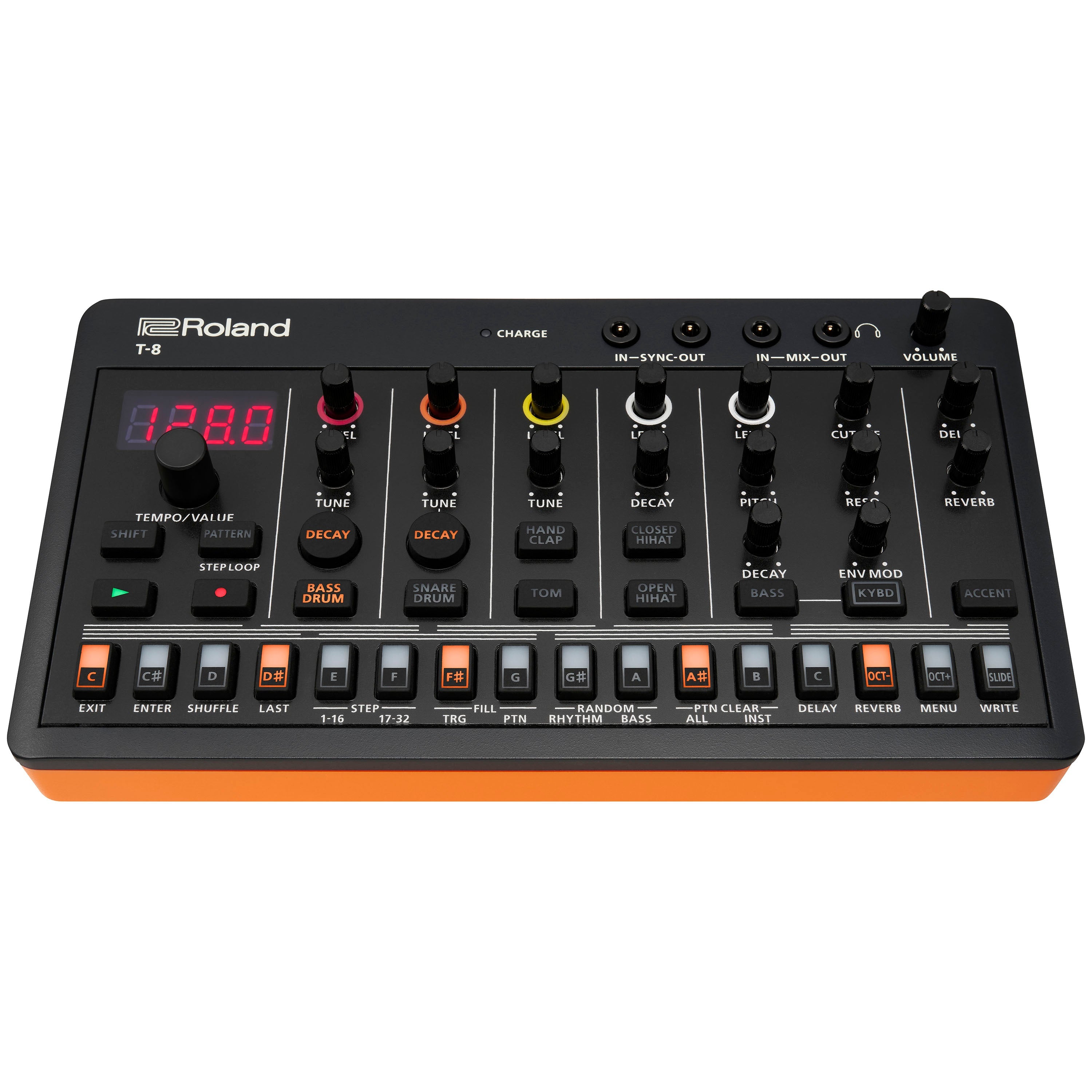 Roland Aira Compact T-8 Beat Machine, rhythm production drum machine