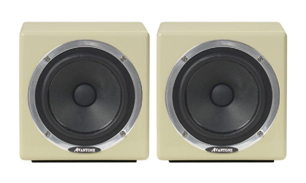 MixCube Passive Full-Range Mini Reference Monitors - Cream (Pair)