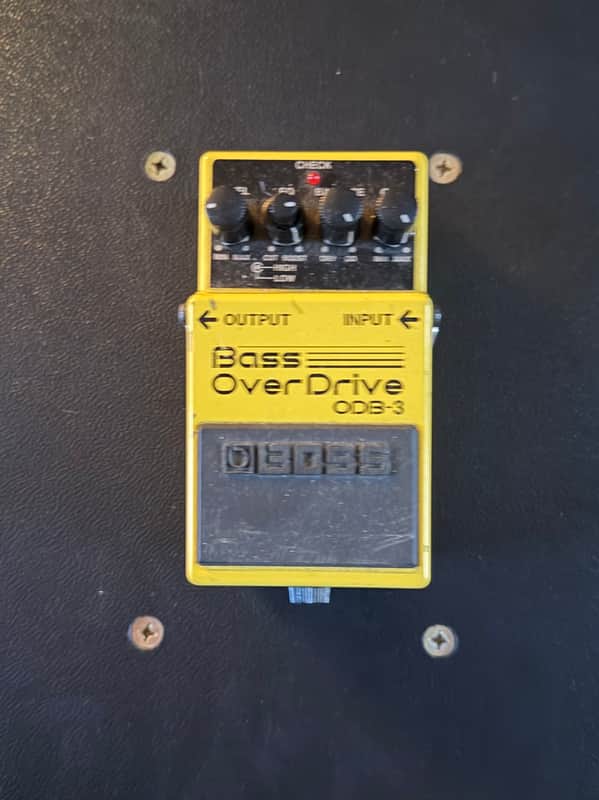Boss ODB-3 Bass OverDrive (Silver Label) 1994 - Present - Yellow