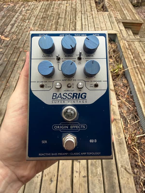 Origin Effects BassRIG Super Vintage Preamp Pedal