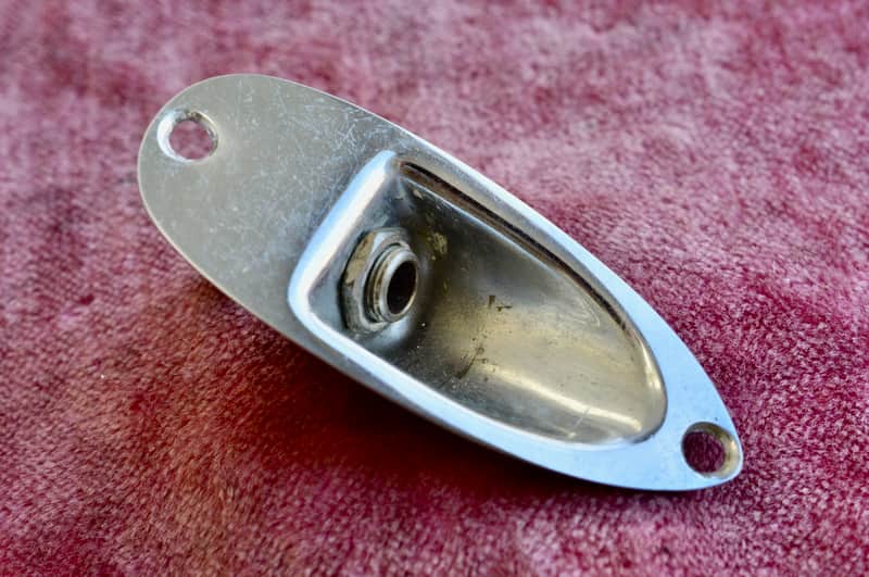 Vintage 1960's Fender Stratocaster Output Jackcup Jack Pre-CBS Strat 1964