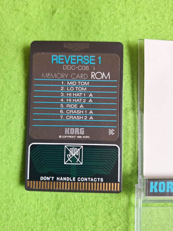 Korg DDC-C06 Reverse 1 Card for DDD-1 DDD-5