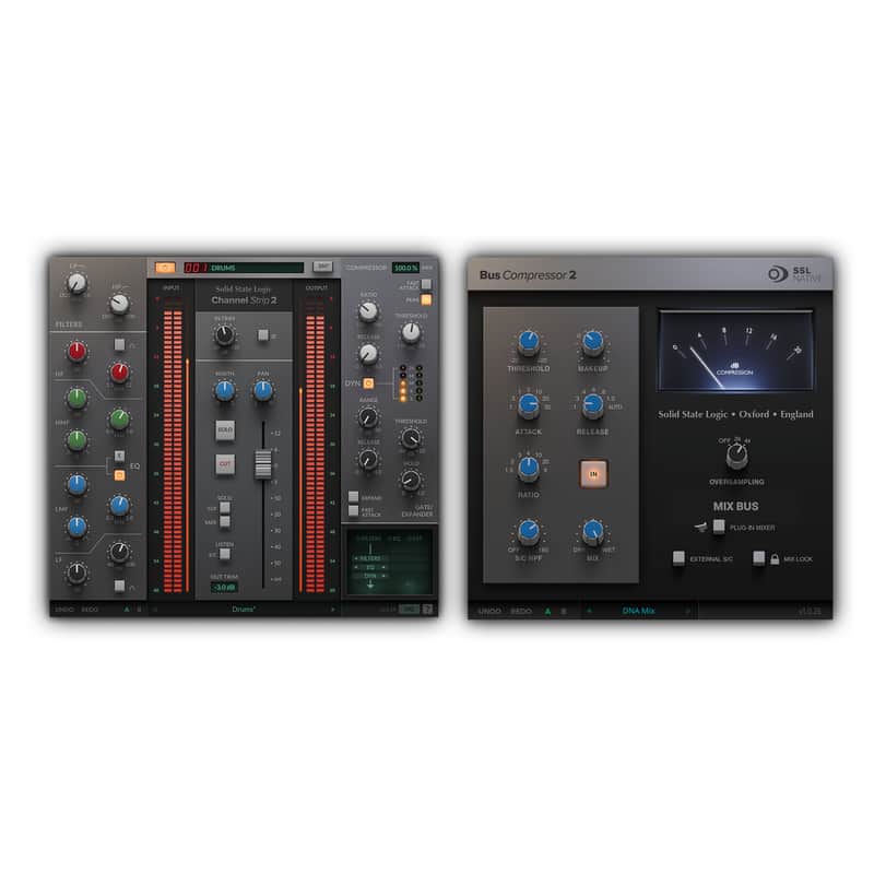 SSL Native Essentials Bundle - Channel Strip 2 + Bus Compressor 2 (iLok)