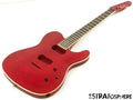 Fender Flame Maple Top Telecaster Tele BODY + NECK FMT Set Neck, Crimson Red
