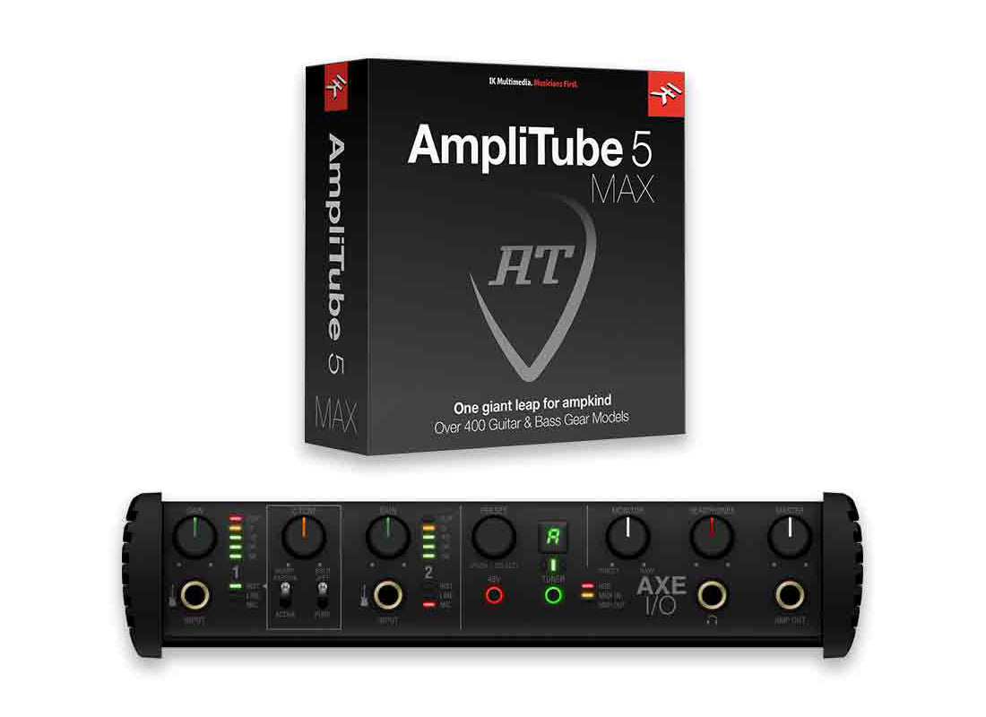 AXE I/O + AmpliTube 5 Max Bundle