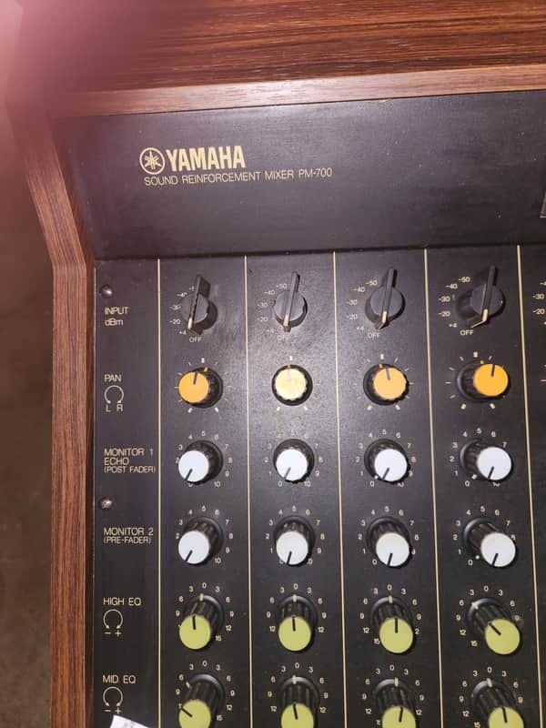 Yamaha PM-700 12-Channel Mixing Console 1970s - Black