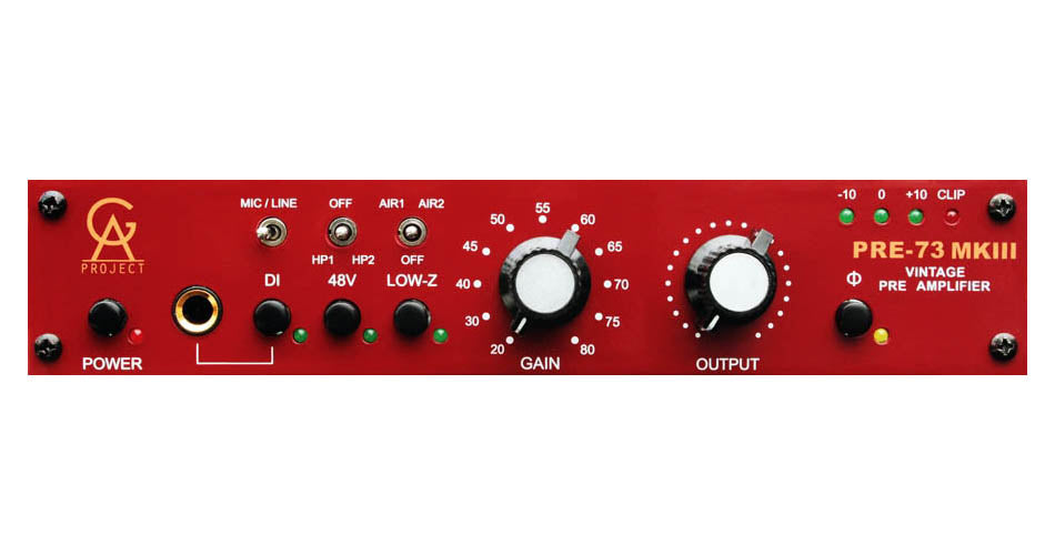 PRE-73 MK3 1-Channel 1073-Style Mic Pre/Direct Box