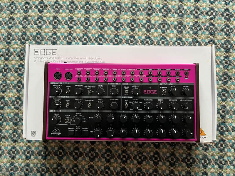 Behringer Edge 16-Voice Percussion Synthesizer 2023 - Present - Pink / Black