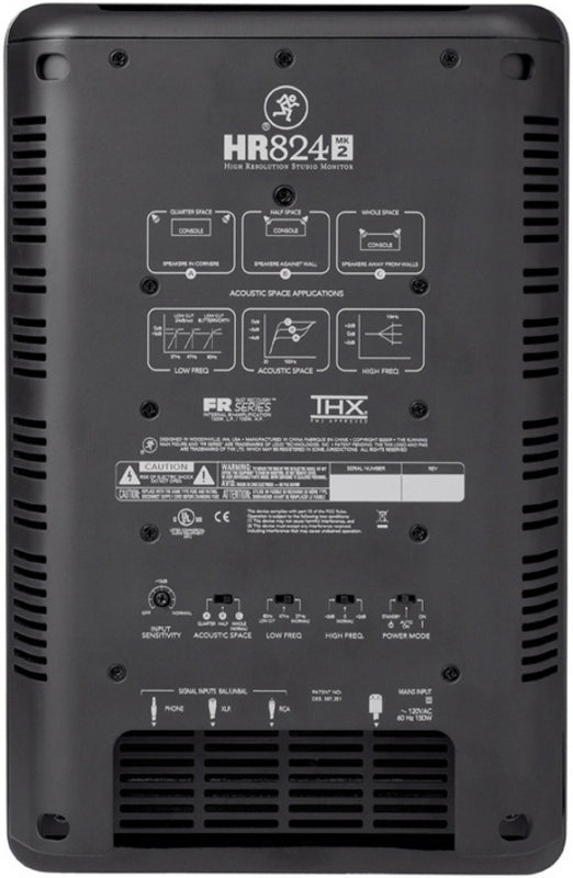 MACKIE HR824mk2 — Studio Monitor, nearfield reference loudspeaker