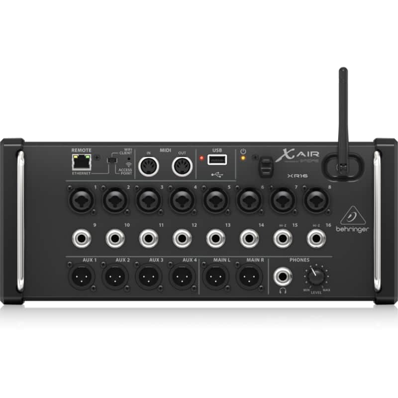 Behringer XR16 | 16-Input Digital Mixer | WiFi Control with USB Recorder