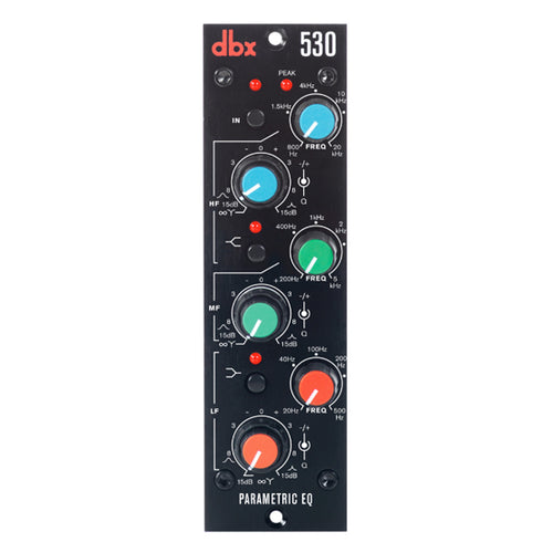 dbx 530 Parametric EQ, parametric or graphic equalizer unit