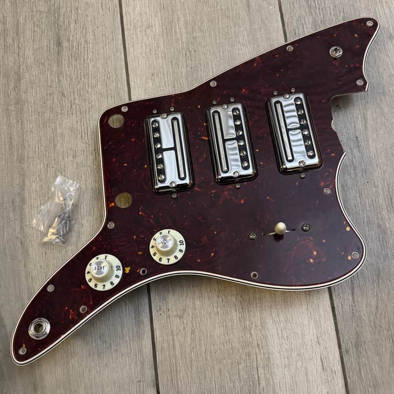 2018 Fender American 60th Anniversary Triple Jazzmaster LOADED Pickguard Filter'Tron Tortoise Shell USA Humbucker Limited Edition