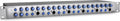 Gray PreSonus HP60 headphone amplifier unit with multiple blue knobs and headphone jacks in a 1U rack mount form.