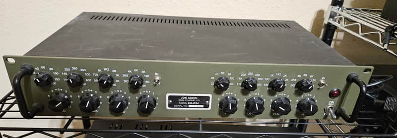 JDK Audio EQ-R24 Dual Channel 4 Band Equalizer 2010s - Green