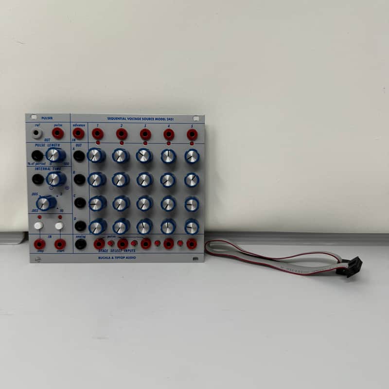 Tiptop Audio Buchla 245t Sequential Voltage Source 2022 - Present - Silver