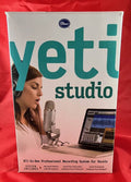 Blue Yeti USB Studio Microphone Silver Podcasting Gaming MINT