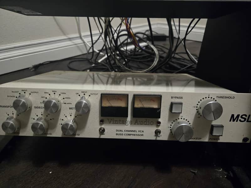 VINTAGE AUDIO MSL-TX, Stereo VCA Buss Compressor,  Mix Bus, Transformer Switching * Free Shipping