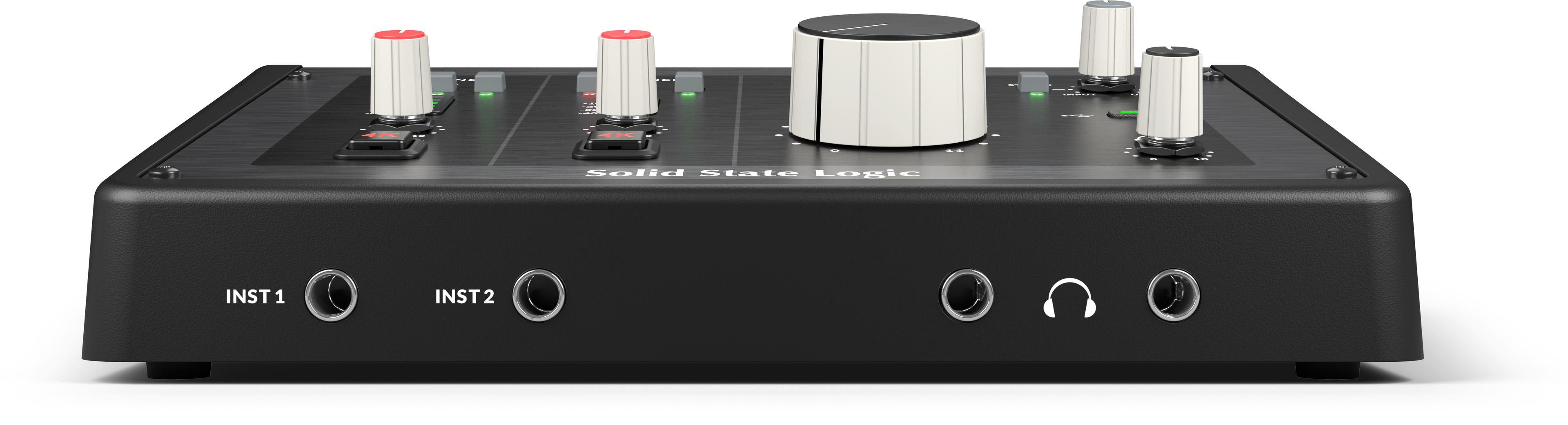 Solid State Logic SSL2Mk2 - 2-In/2-Out USB-C Audio Interface, computer recording audio interface