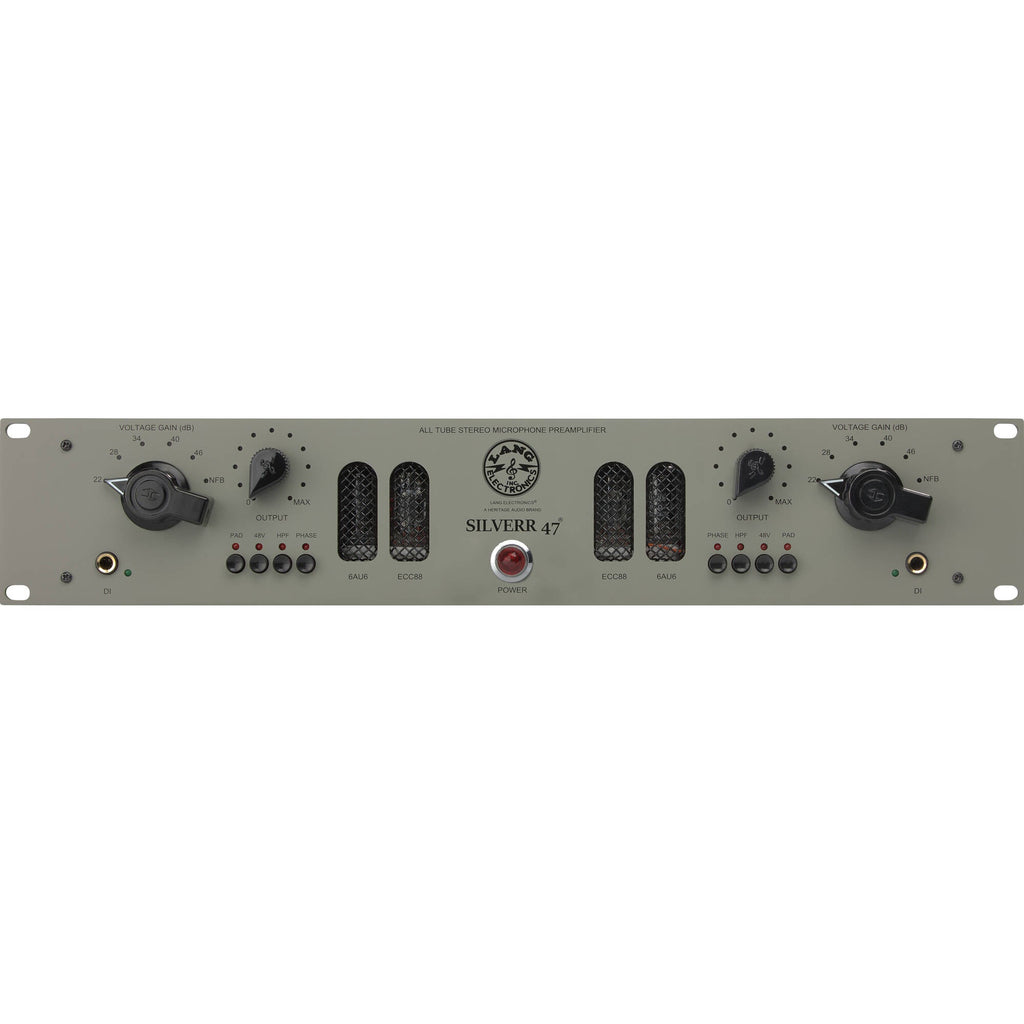 Heritage Audio Silverr 47 - Tube Stereo Microphone Preamp, studio recording microphone body