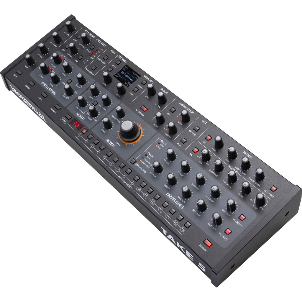 Sequential Take 5 Desktop Compact Poly Synth, keyboard synthesizer instrument